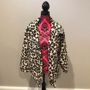 Z Supply Leopard Teddybear Coat